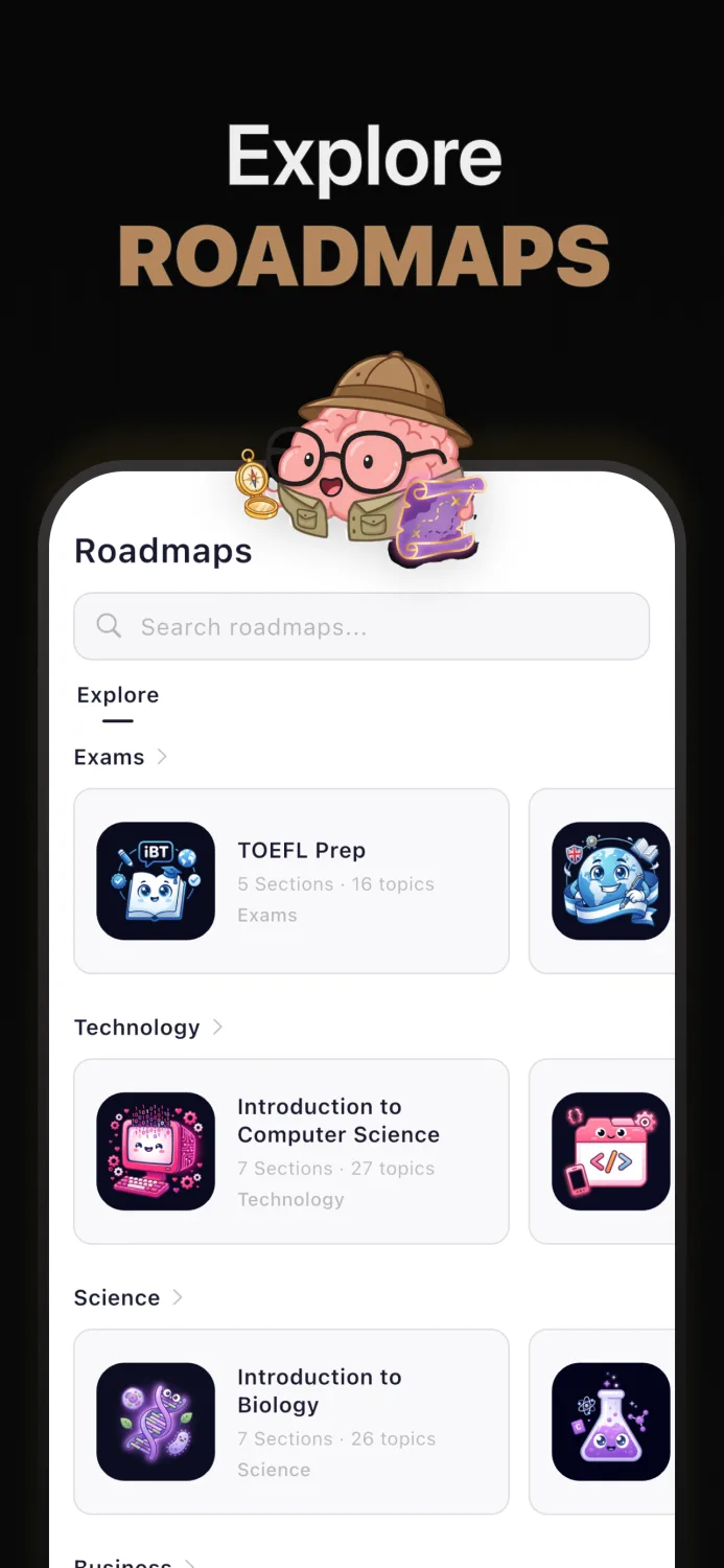 Explore Roadmaps